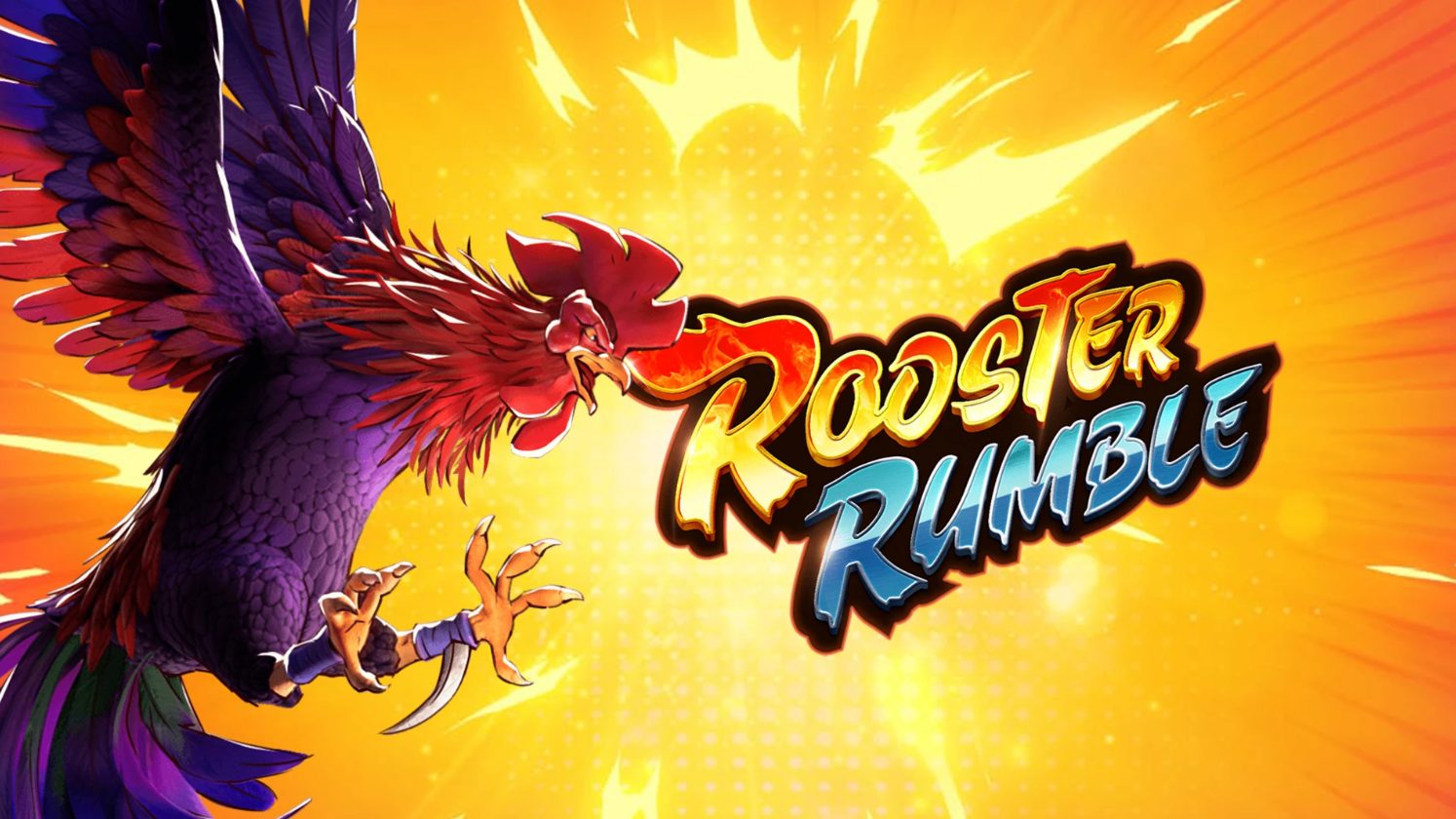 Rooster Rumble, PG Soft, slot de vídeo, combate de galos, jogo de cassino, gráficos animados, rodadas grátis, símbolos Wild, símbolos Scatter